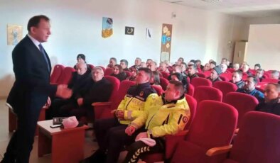 Karacasu’da Okul Servis Güvenliği İçin Bilgilendirme Toplantısı